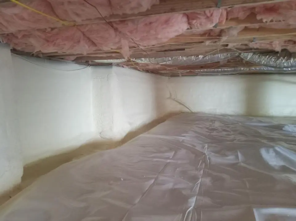 Crawl space encapsulation with closed-cell spray foam for Spray Foam Roofing in Northlake